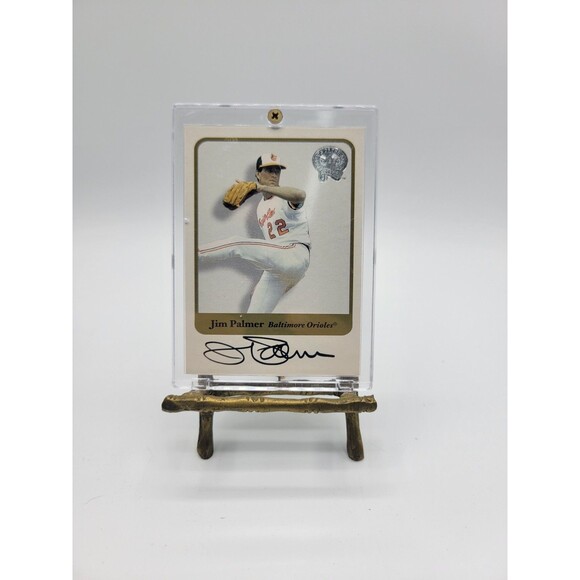 2001 Fleer Greats of the Game -Jim Palmer - Autograph- Baltimore Orioles